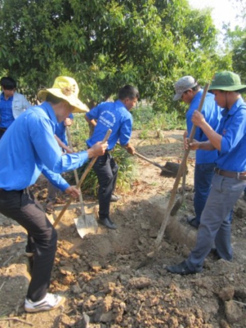 Đoàn viên, Thanh niên tham gia xây dựng nông thôn mới